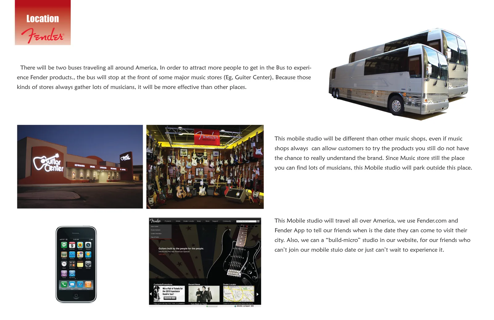 Fender Mobile studio proposal: Research