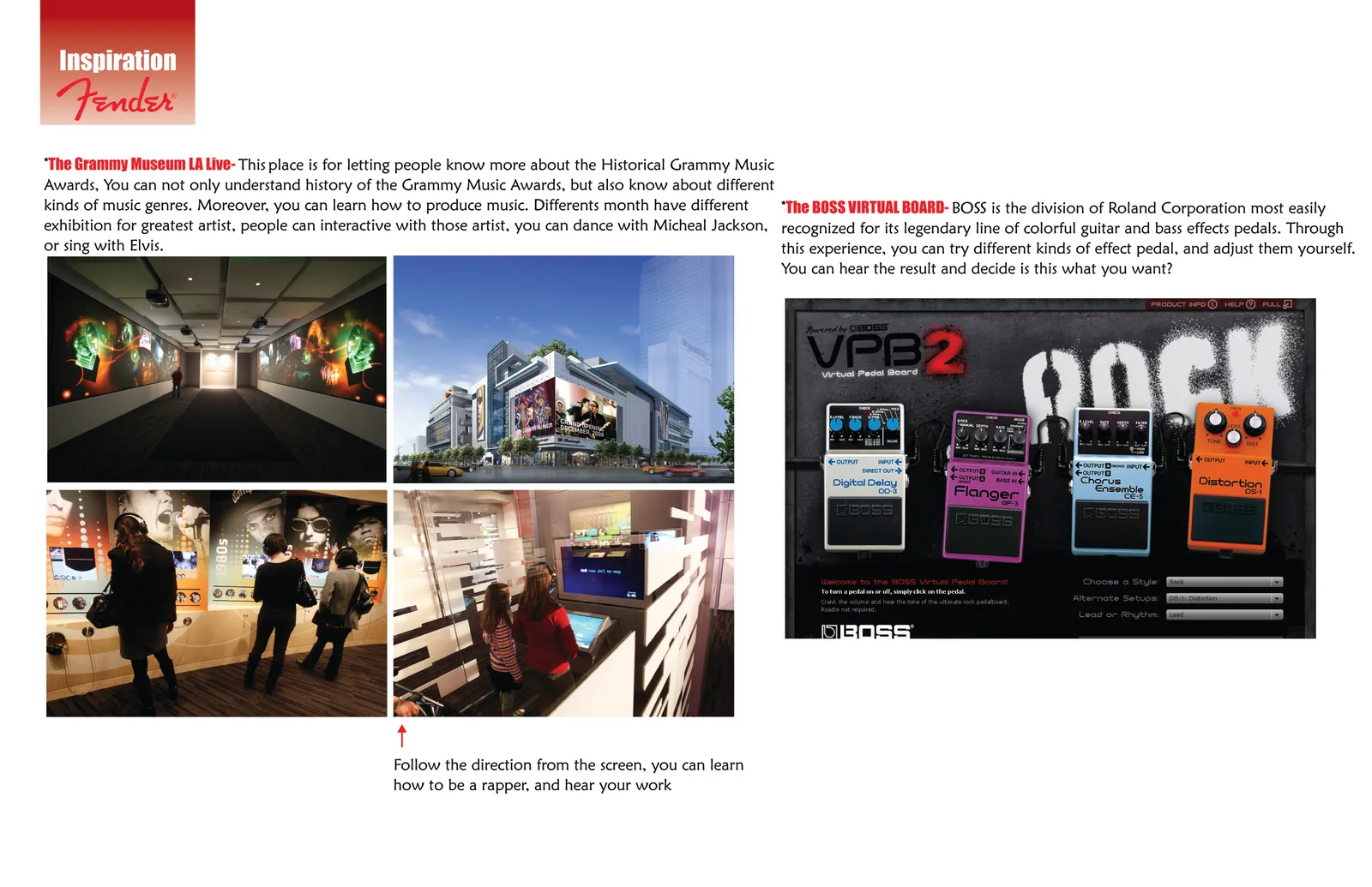 Fender Mobile studio proposal: Research