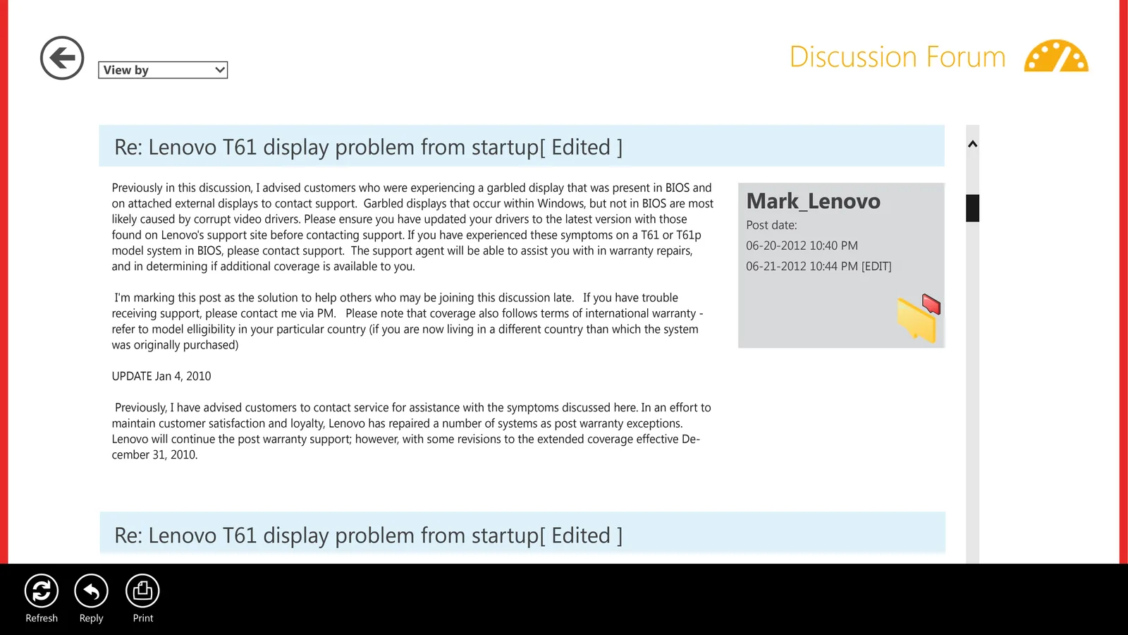 Lenovo Support- Win8 Metro app, image 11 of 17