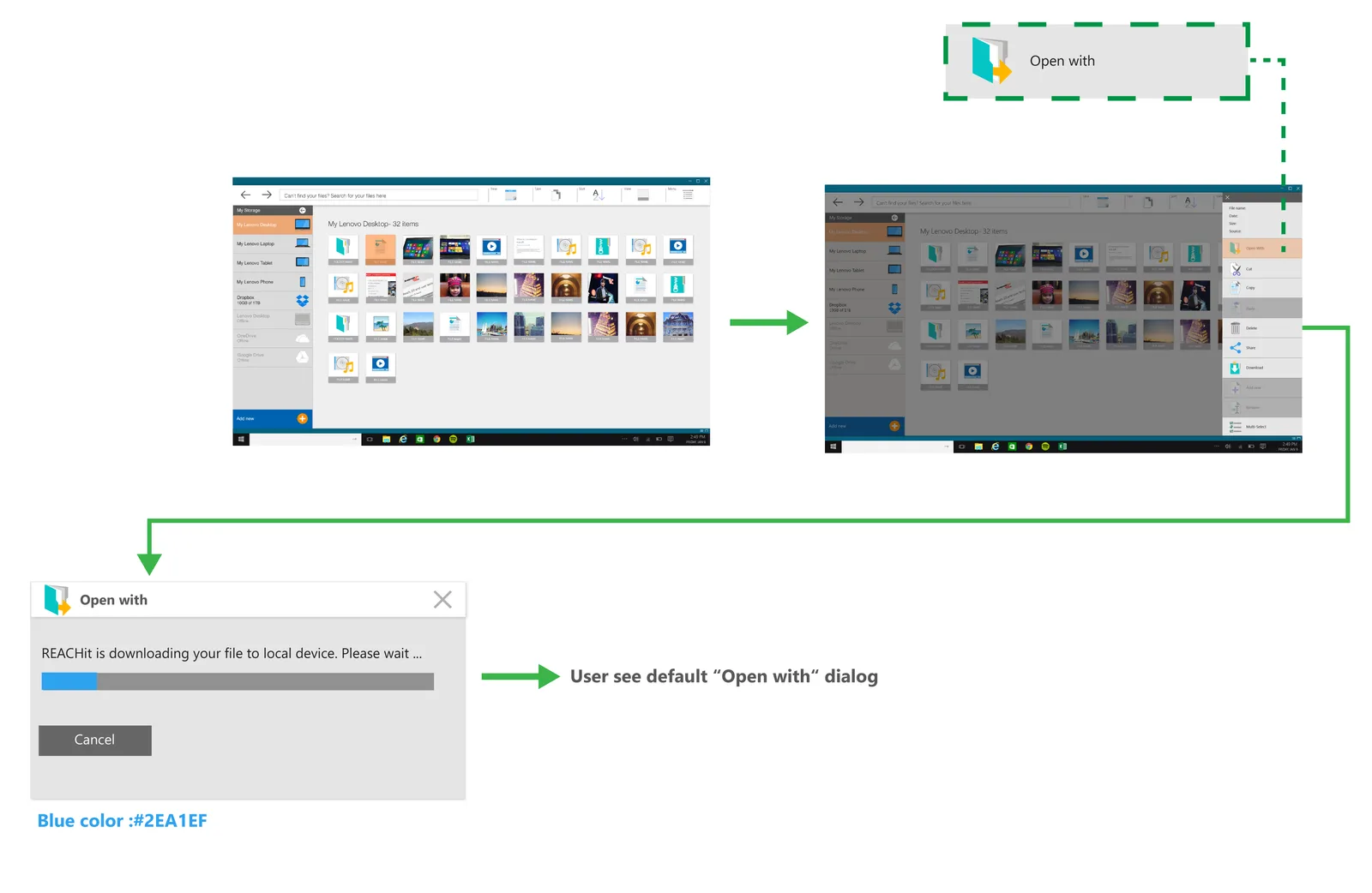 REACHit 3.0: REACHit PC version UI
