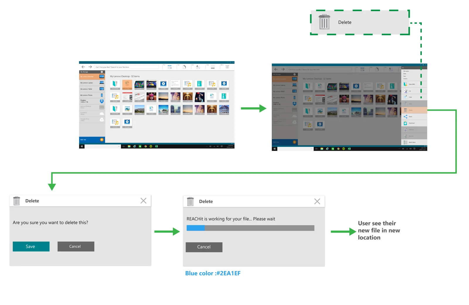 REACHit 3.0: REACHit PC version UI