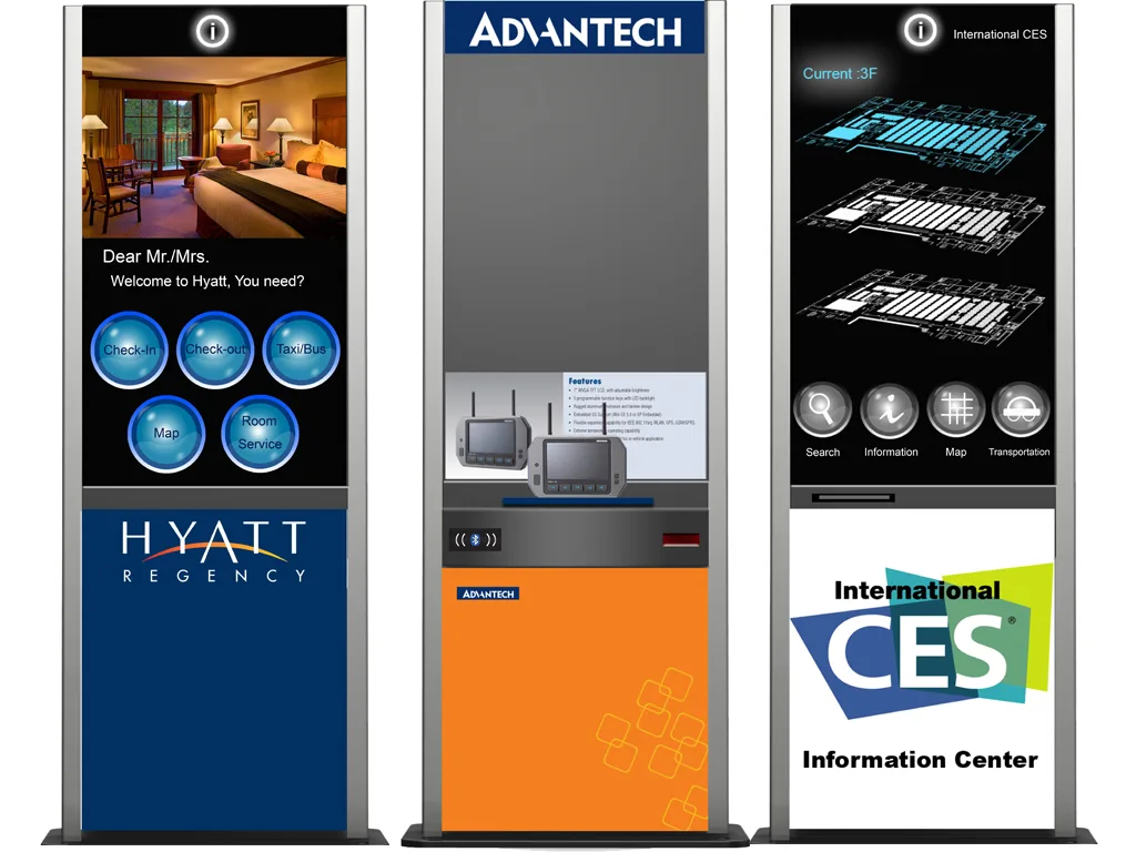 Smart home related project: KIOSK DESIGN FOR ADVANTECH, corp