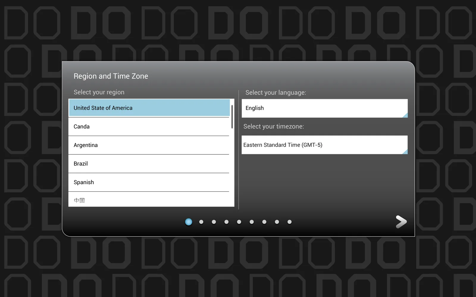 ThinkPad Tablet Android UI Design: Out of box experience