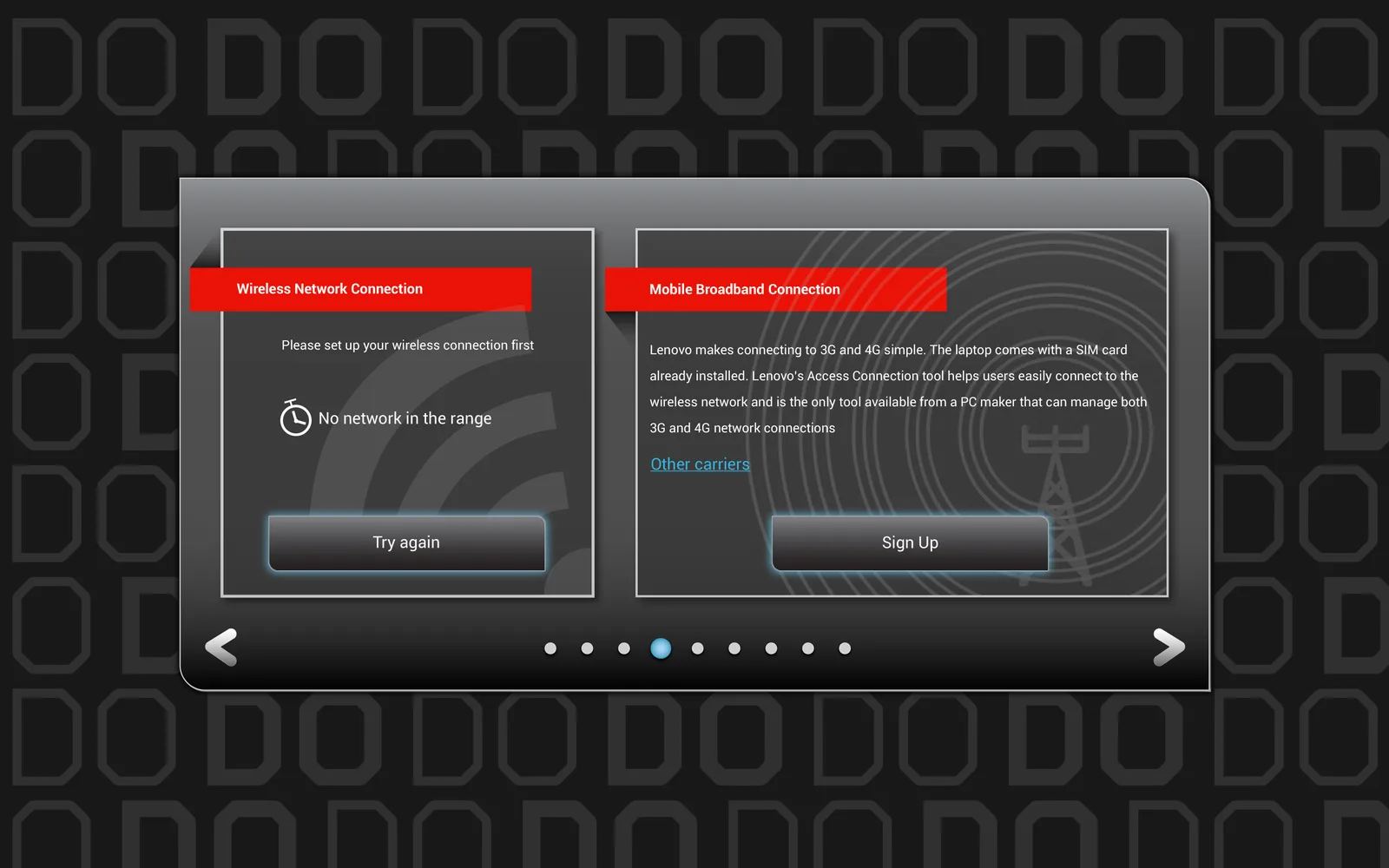 ThinkPad Tablet Android UI Design: Out of box experience