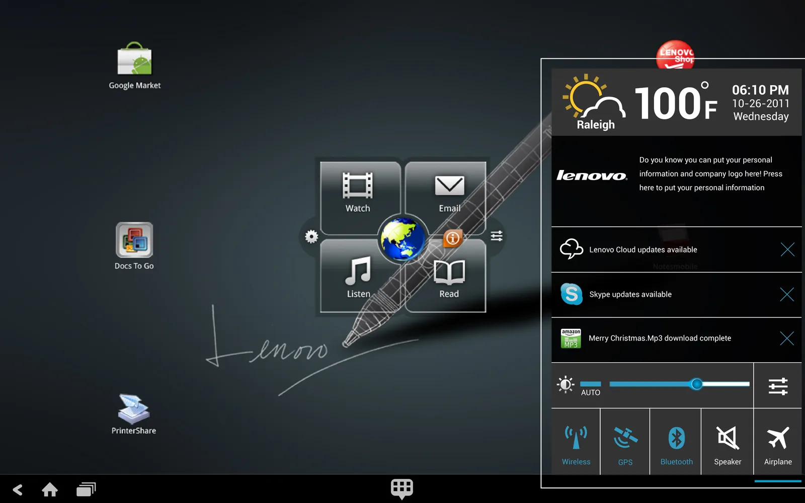ThinkPad Tablet Android UI Design, image 17 of 30
