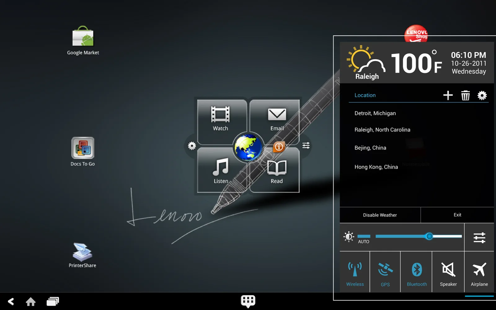 ThinkPad Tablet Android UI Design, image 22 of 30